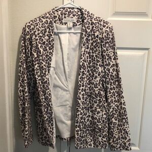 Rachel Zoe Leopard Print Women's Blazer
